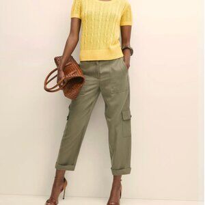 Brooks Brothers Cargo Utility Casual Pants Chinos Olive Green Womens 2 NWT